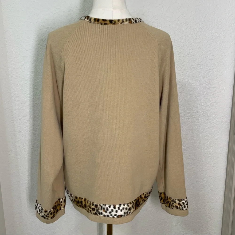 Sport Elle Beige Cardigan Sweater-Boho Artsy
